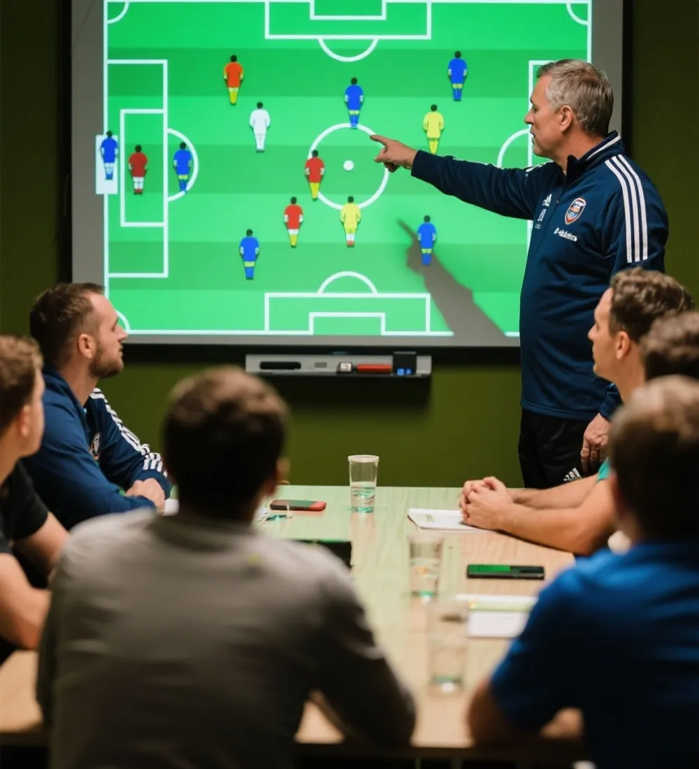 球队战术与小组赛分析示意图